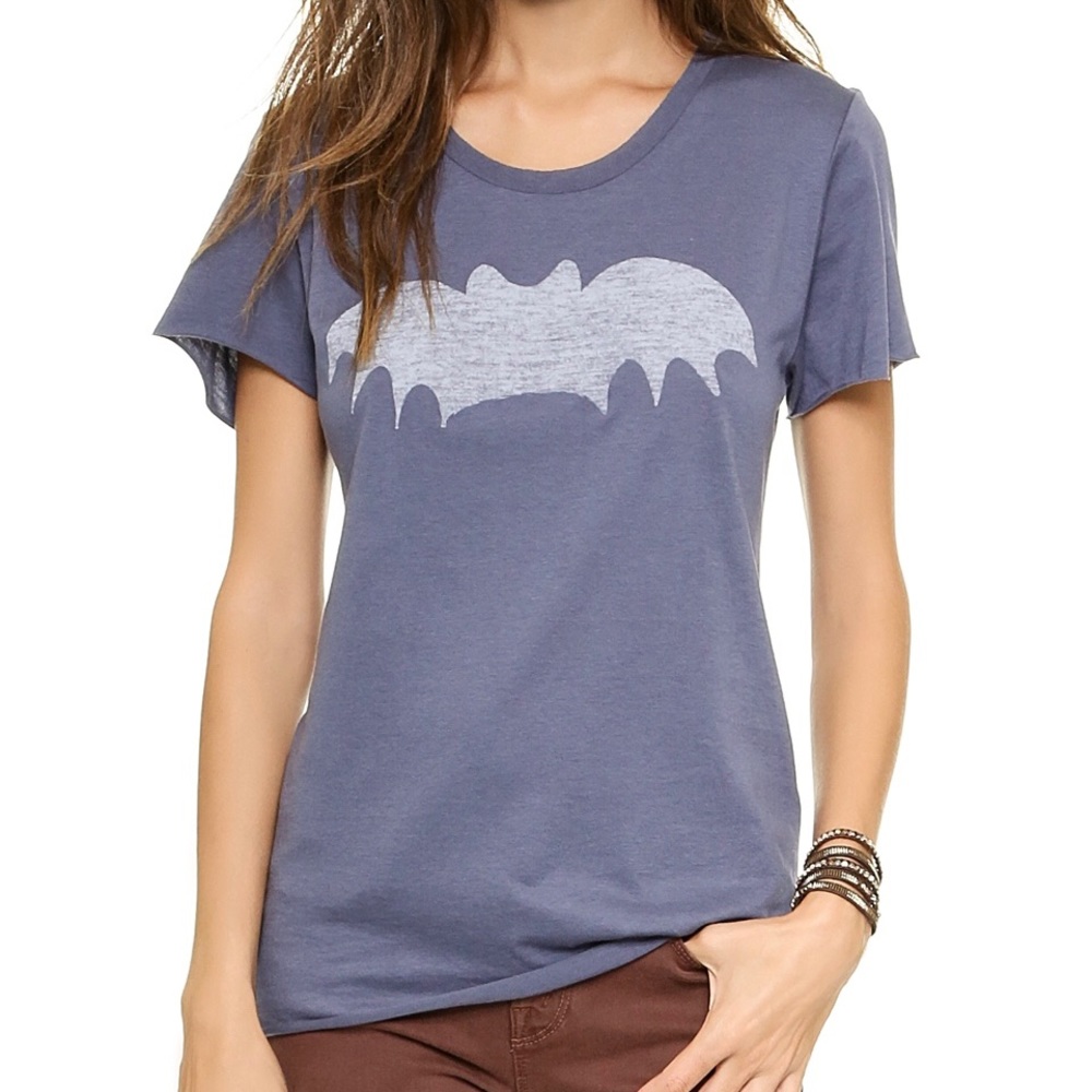 Zoe Karssen Bat Graphic Short Sleeve Loose Fit Tee